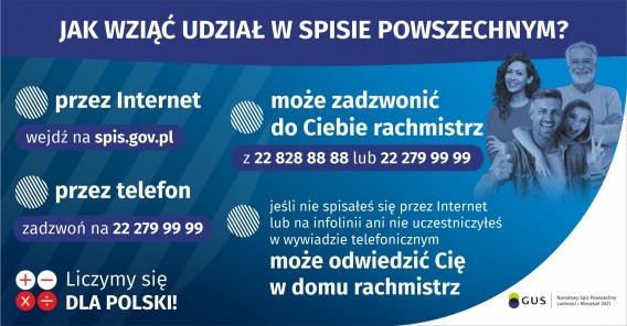 Plakat spisowy: jak wziąć udział w spisie