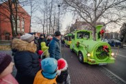 Na siemianowickim Rynku Miejskim pojawił się Święty Mikołaj.