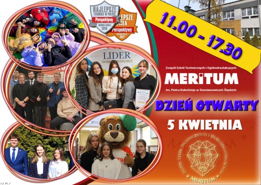 Plakat z zaproszeniem na Dzień Otwarty