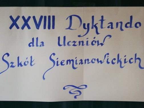 Dyktando siemianowickich szkół