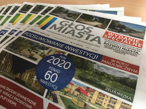 Specjalne wydanie siemianowickiej gazety samorządowej Głos Miasta.