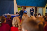 Nagrodzeni przez prezydenta miasta uczniowie siemianowickich szkół.