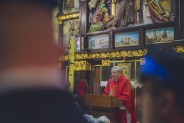 Odsłonięcie posągu św. Floriana na plantach przy kościele św. Antoniego.