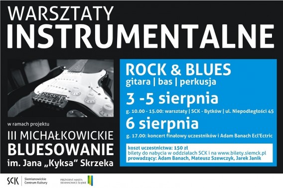 Warsztaty instrumentalne - plakat