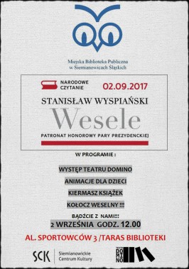 Narodowe Czytanie - plakat