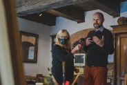 Jakub Halor i prowadząca Podwieczorek
