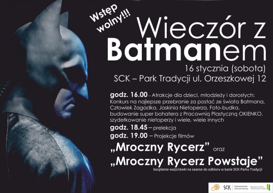 Wieczór z Batmanem w kinie MAKS - plakat