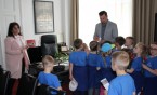 Drugoklasiści u prezydenta