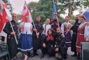 Artyści ZPiT Siemianowice wraz z grupą z Gruzji
