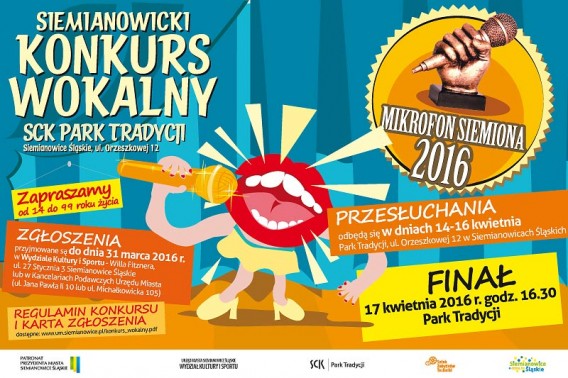 Mikrofon Siemiona 2016 - plakat