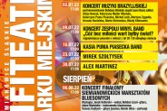 Plakat zapraszający na Koncerty Letnie w Amfiteatrze