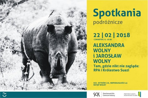 Spotkania podróżnicze - plakat