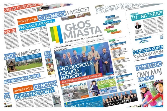 Kwietniowe wydanie Głosu Miasta już w Państwa domach.