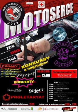 Motoserce - plakat
