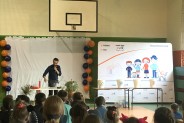 Radosław Brzózka prowadził lekcje poglądową w SP nr 4.