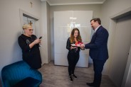 Nagrodzeni przez prezydenta miasta uczniowie siemianowickich szkół.
