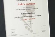Dyplom "Lider z powołania"