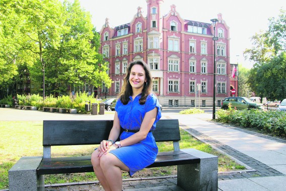 Paulina Brandy, przewodnicząca Młodzieżowej Rady Miasta V kadencji.