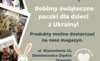 Paczki świąteczne dla dzieci z Ukrainy