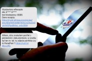 Ekran telefonu z przykładowym smsem