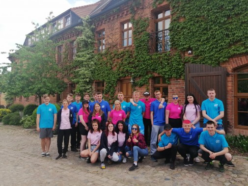 Grupa projektowa w Gut Weilitz.