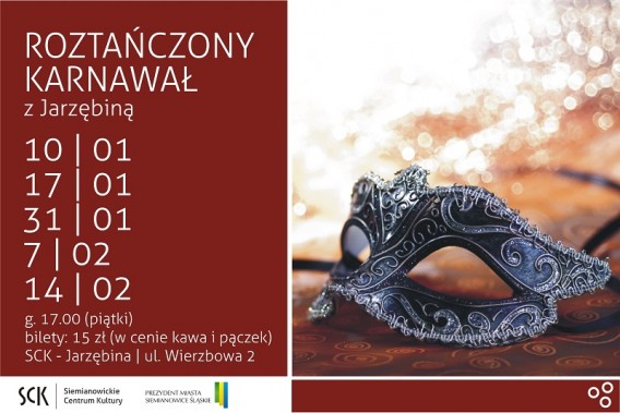 Roztańczony karnawał z Jarzębiną - plakat