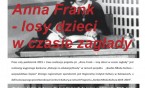 Anna Frank - Losy dzieci w czasie wojny, wystawa w Muzeum Miejskim