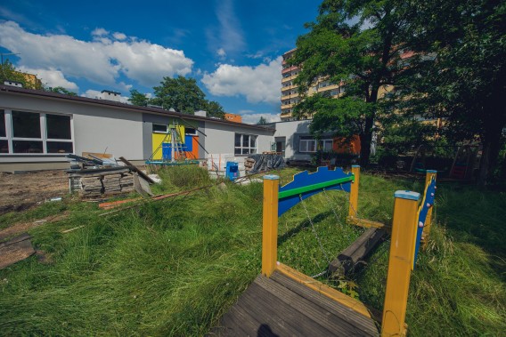 Plac zabaw przy Przedszkolu nr 15 przed modernizacją