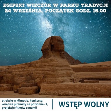 Egipski Wieczór - plakat