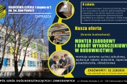 Plakat dla zawodu monter zabudowy i robót wykończeniowych w budownictwie