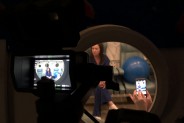 Nagranie programu o zdrowiu „36.6” realizowanego przez stację TVN w siemianowickiej Oparzeniówce