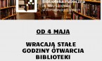 Wracają godziny otwarcia Biblioteki Centralnej!