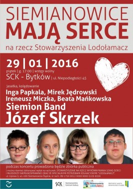 Koncert charytatywny - plakat