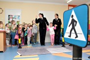 Strażniczki Miejskie prowadzą zajęcia wśród przedszkolaków, dotyczące profilaktyki…