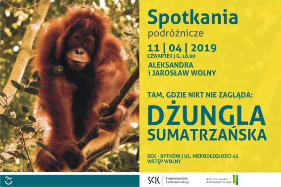 Spotkania podróżnicze - plakat