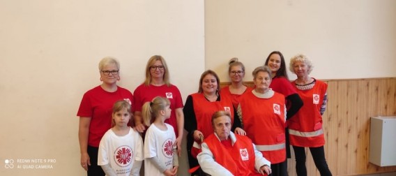 Wolontariusze koła Caritas
