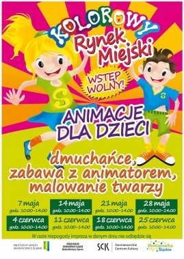 Animacje na Rynku - plakat