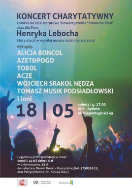 Koncert charytatywny - plakat