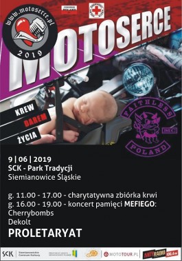 Motoserce - plakat