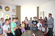Siemianowiccy uczniowie podczas wakacyjnych zajęć II Turnusu Letniej Akademii Przedsiębiorczości.