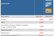 Cennik lodowiska w Parku Pszczelnik