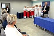 Uroczyste podpisanie umowy dotyczącej współpracy pomiędzy zakładem piekarniczo-cukierniczym…