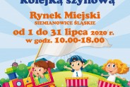 Przejażdżki kolejką szynową - plakat