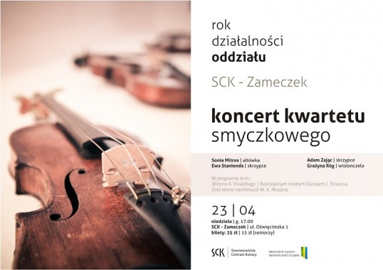 Kwartet smyczkowy - plakat