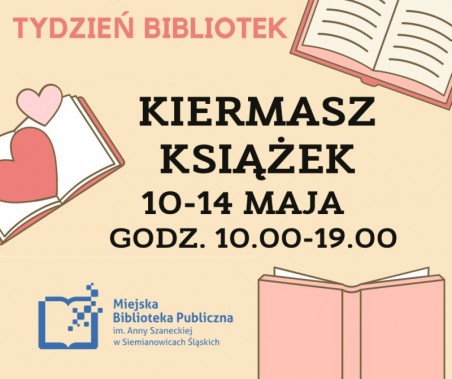 Kiermasz książek - plakat