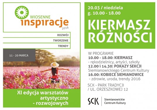 Wiosenne Inspiracje - plakat