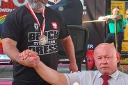 Siemianowiczanie - Henryk Świerzy (na podium) i Roman Wanot