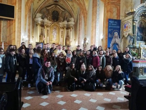Siemianowicka młodzież w Wadowicach
