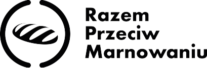 Logo akcji " Razem przeciw marnowaniu"