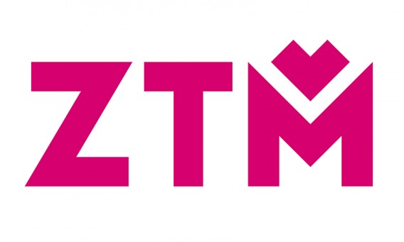 Logotyp Zarządu Transportu Metropolitlanego.